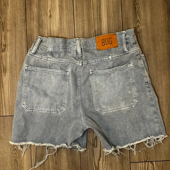 BDG Light Wash Jean Shorts - Picture 3 of 4